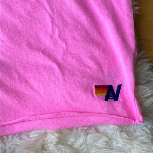 Aviator Nation Pink Lightning Bolt T-Shirt, size Medium - Picture 4 of 6